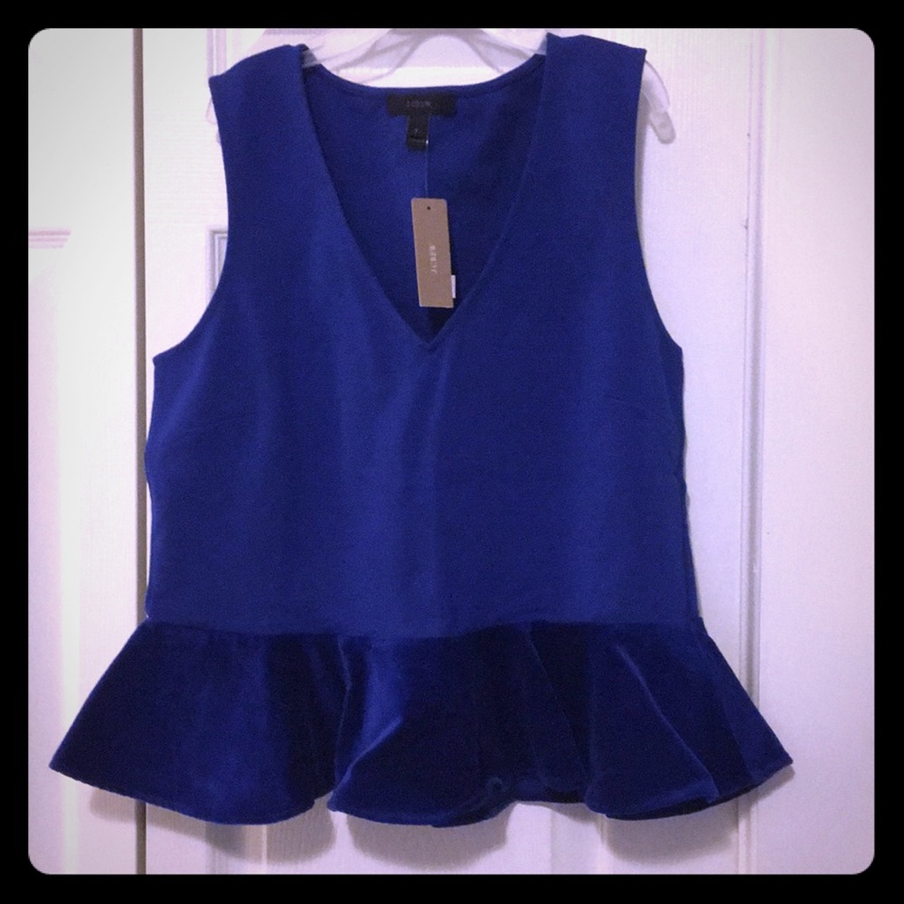 🆕J.Crew peplum top